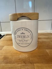 KHG Zwiebeltopf Keramik Weiß