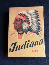 Indiana LUXE HAVANA  alte Pappschachtel CIGARRENFABRIK HEDIGER REINACH (AARG.)