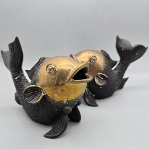 Alte asiatische bronze koi - alte,