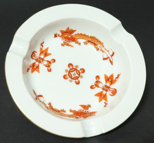 Alter Meissen Porzellan Aschenbecher Ascher Schale Reicher Drachen rot 1.Wahl