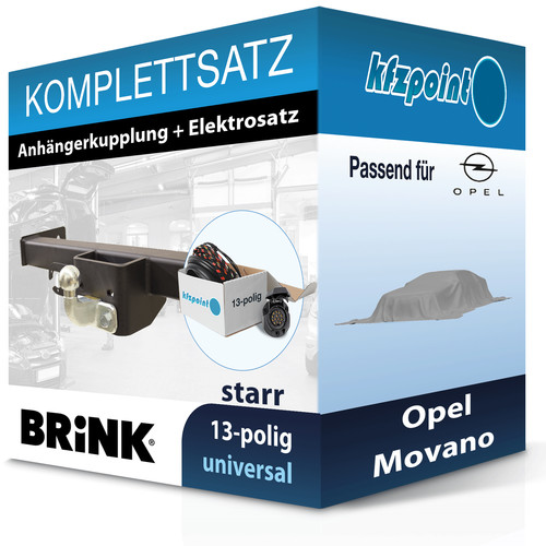 Brink anhängekupplung starr - brink,