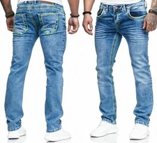 Herren Jeans Hose Denim Dicke