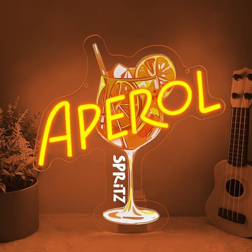Neon schild aperol spritz - aperol,