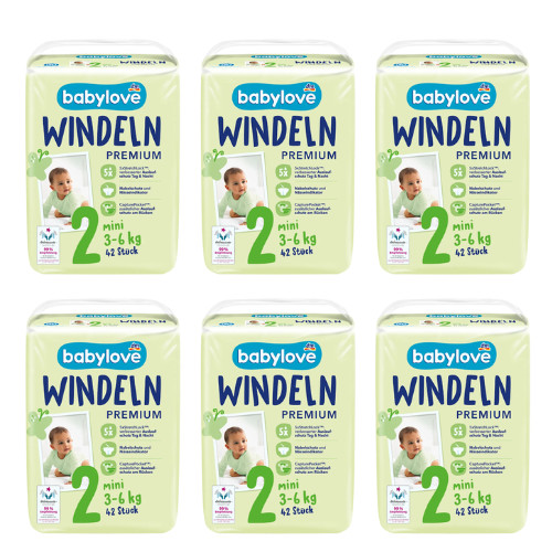 Babylove windeln - st.,