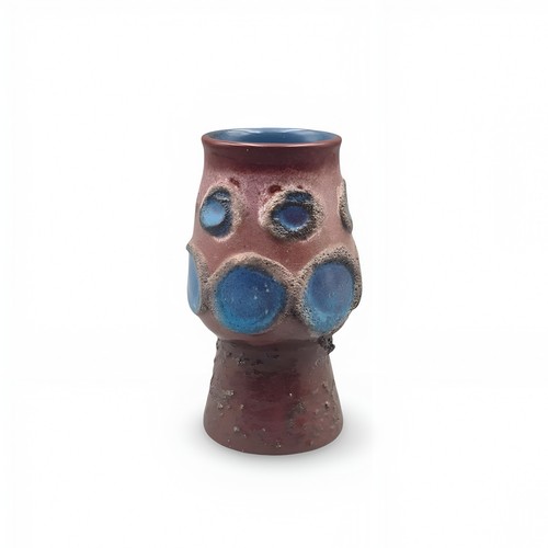 Strehla fat lava vase 70er - vase, ddr