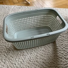 Wäschekorb /Wäschewanne,  Kunststoff Korb, mit Griffen, Farbe Türkis