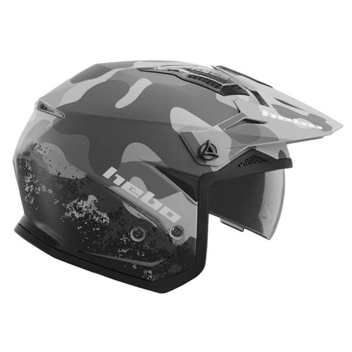 Hebo trials helm - helm, camo
