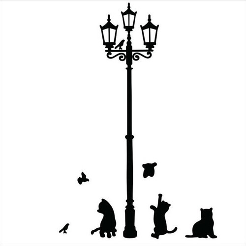 Lampe katze wandsticker tiere - lampe,