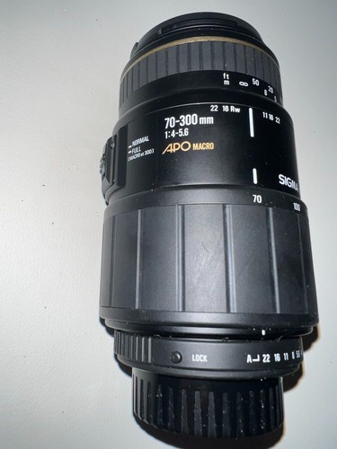 Objectiv sigma auto - auto, focus