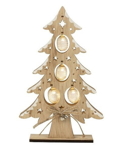 Led holz tannenbaum cm - led,