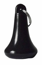 Hotelschlüsselanhänger Schlüsselanhänger mit Ring Kunststoff Schwarz 1 Stück