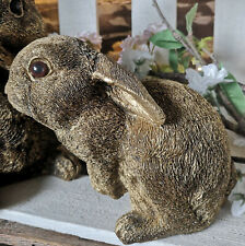 Gold Hase Antik-Stil Osterhase 15 cm Altgold Figur Osterdekoration Ostern Hase