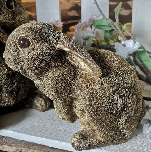 Gold hase antik stil osterhase - gold, antik-stil