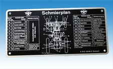 Schmierplan für Hanomag R 16