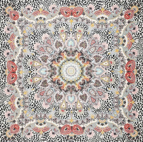 Roeckl animal paisley - animal, scarf