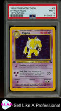HYPNO-HOLO 1ST EDITION POKEMON FOSSIL 1999 8 PSA 9