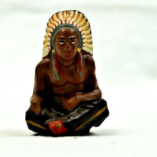 Sehr alte massefigur 50er j - -,