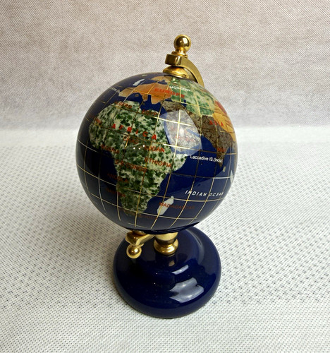 Edelstein globus miniglobus - edelstein-globus,