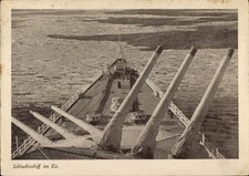 Ak Deutsches Kriegsschiff
