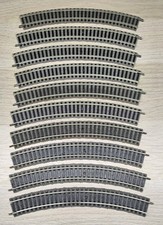 10x Fleischmann Profigleis 6120 R356,5 36° Schienen Kurve Gebogen Konvolut H0 