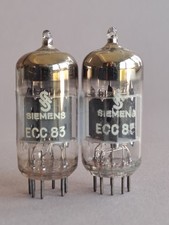 2x ECC83 (12AX/) SIEMENS