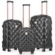 Kofferset 3 teilig Hartschalen Reisekoffer Koffer Trolley Set Handgepäck M-L-XL