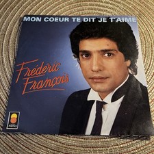 VINTAGE VINYL SCHALLPLATTE 45 GIRI FREDERIC FRANCOIS MEIN HERZ SAGT DIR, ICH LIEBE DICH DIE WAHRE