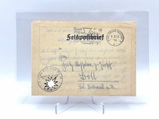Feldpost Brief 1943 Karlsruhe Original Brief historische Quelle Pionier Stempel