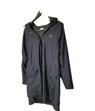 Tatonka Kurzmantel Regenmantel Gr. 40 M/L Jacke Damen schwarz Mantel Kapuze