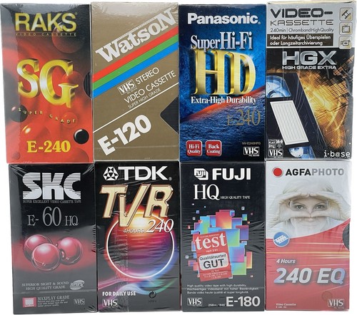 Vhs videokassetten 180 240 - 180, /
