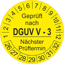 Geprüft nach DGUV V 3