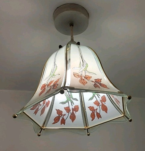 Vintage panel glas tulpe - vintage,