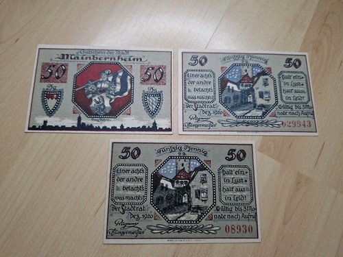 Notgeld mainbernheim - notgeld,