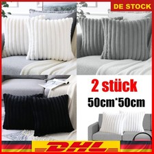 2x Cord Kissenhülle 50x50cm