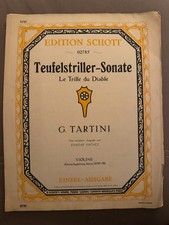Teufelstriller-Sonate Tartini Violine Edition Schott 02785 Einzelausgabe
