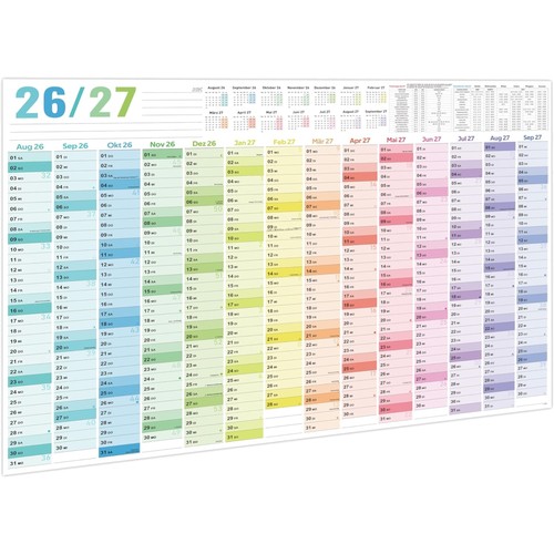 Wandkalender xxl 2026 2027 - wandkalender,