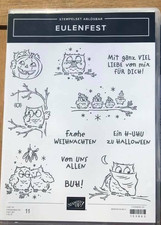 Stampin Up Stempelset EULENFEST mit den passenden Stanzformen