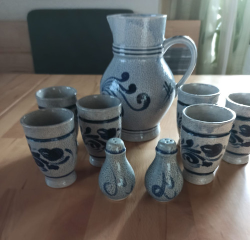 Set weinkrug bembel - /,