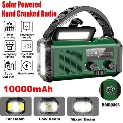 10000mah radio solar - radio,