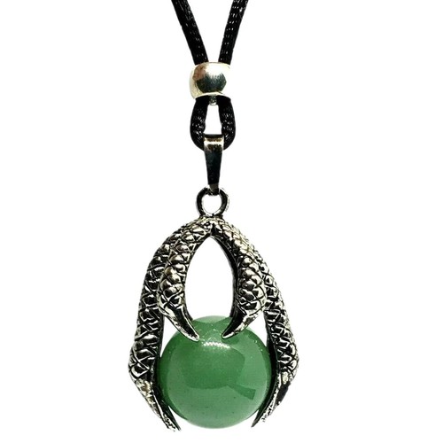 Drachenkralle jade halskette - drachenkralle,