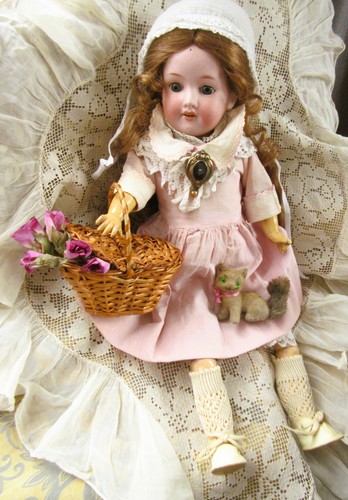 Antike porzellankopfpuppe - antike,