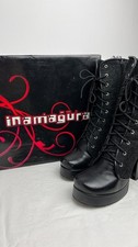 Inamagura Stiefel Gr. 40 schwarz Gothic Steampunk