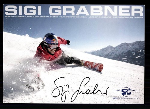 Sigi grabner autogrammkarte - sigi,