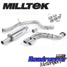 Milltek Golf MK7 GTD 2.0 TDi 185PS 3" Ab-Kat-Auspuffanlage Resonanz SSXVW241