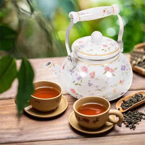Emaille tea teekanne - emaille,