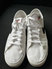 Nike Sneaker Court Legacy Canvas Weiß Gr.44 Schuhe CW6539-101