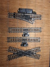 2x Trix Express H0 el. Entkupplungsgleis, Kreuzungsgleis, Handweiche Rechts
