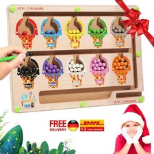 Montessori Spielzeug Magnetspiel Labyrinth Ab 2 3 4 5 6 Jahre, Holzspielzeug