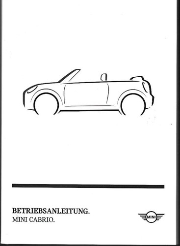 Mini cabrio betriebsanleitung - mini,