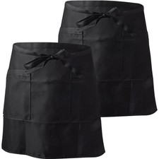 Schwarze Schürze Kochschürze